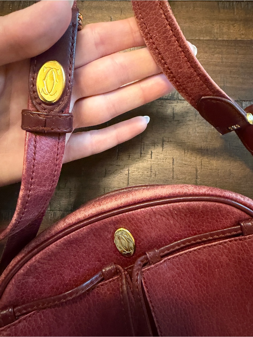Vintage Cartier- Must de Cartier- Crossbody Bag - Picture 2 of 13